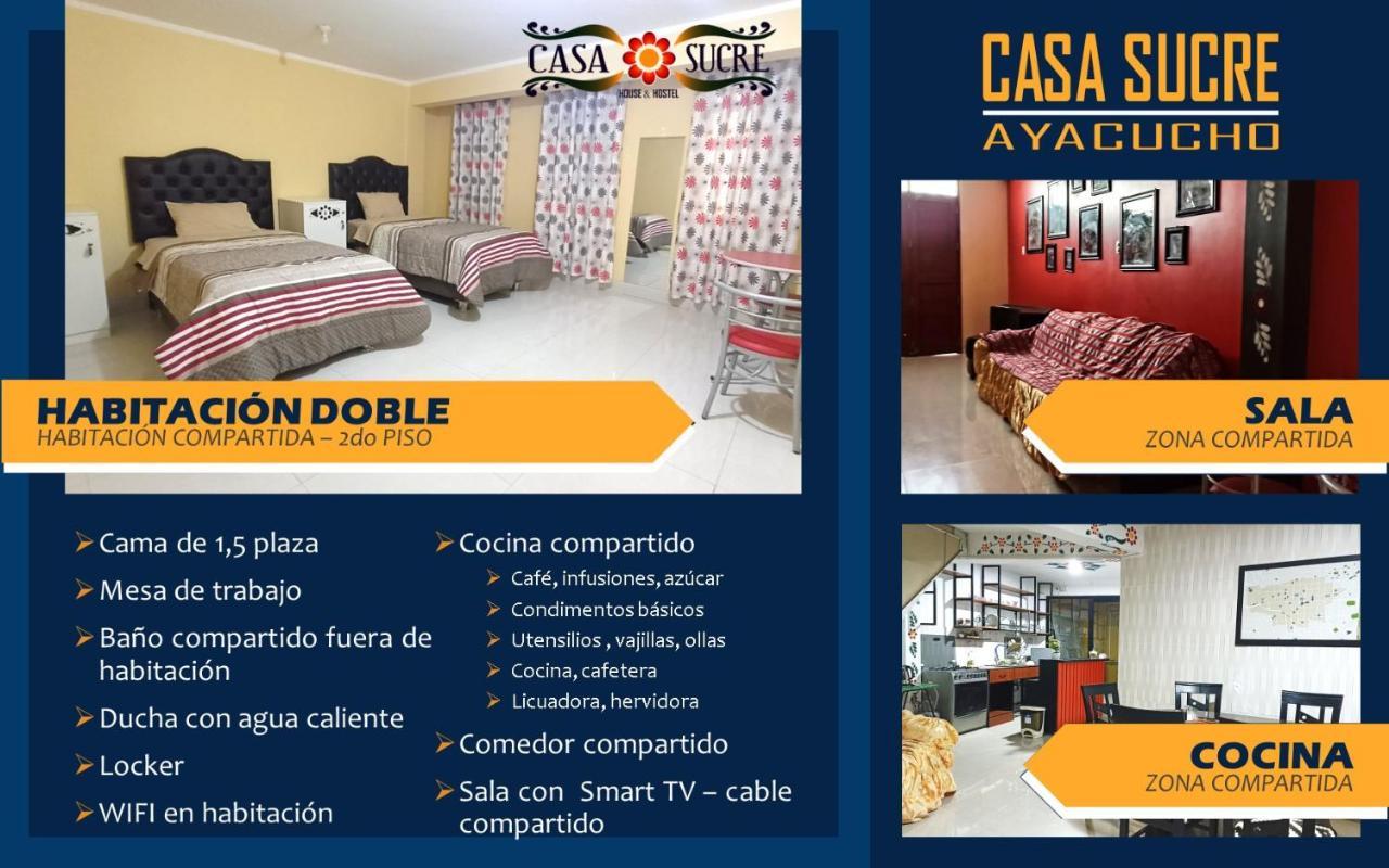 Casa Sucre Hostel Ayacucho Exterior foto