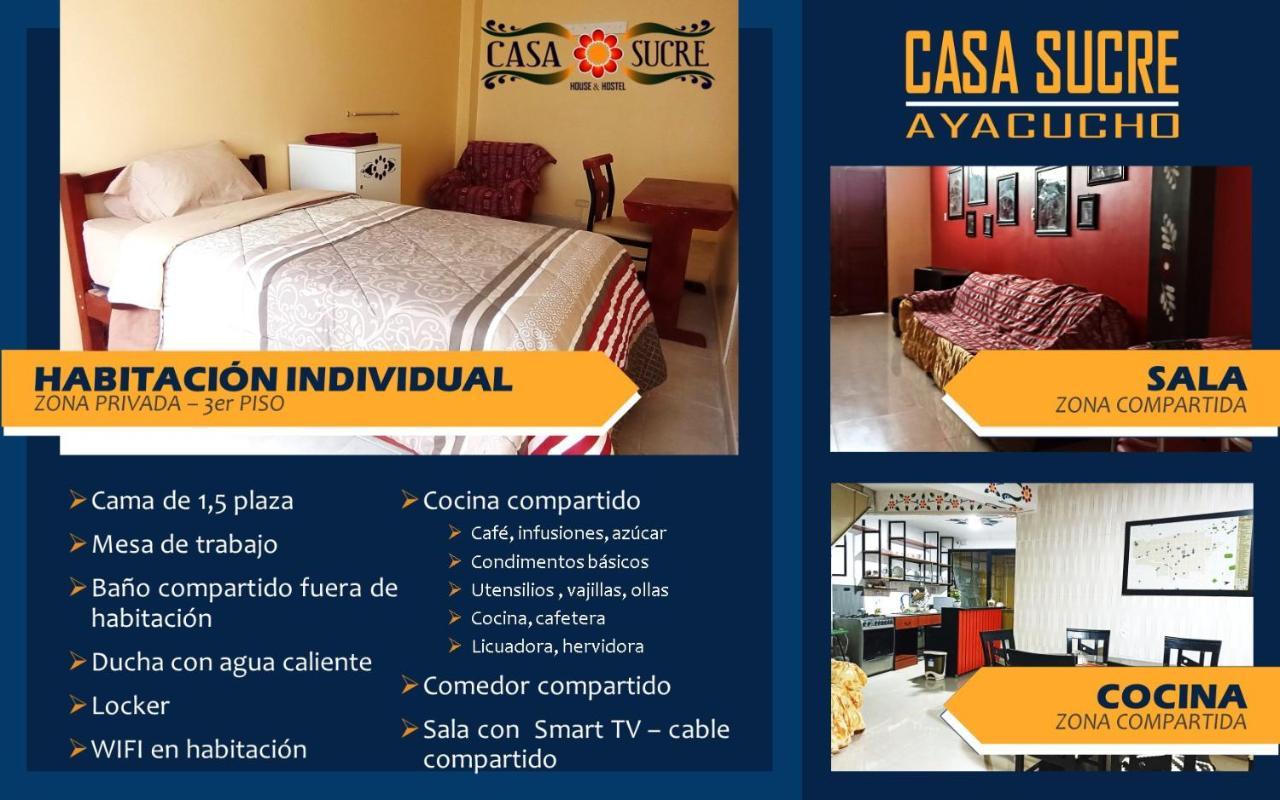 Casa Sucre Hostel Ayacucho Exterior foto
